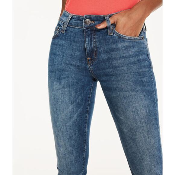 Aero Mid Rise Boot Stretch Jeans (XL) 16 Short Gorpcore Blue Denim Casual NWT - Picture 13 of 13